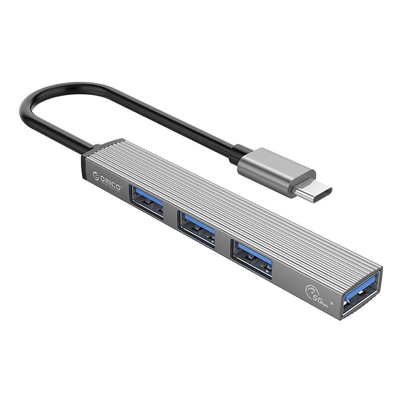 Orico USB na USB 3.0 + 3x USB 2.0 hub adapter (sivo) (paket od 5 komada)