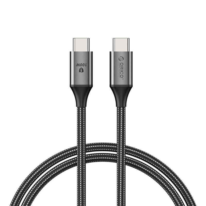 Orico 100W USB-C na USB-C kabel za punjenje (crni)