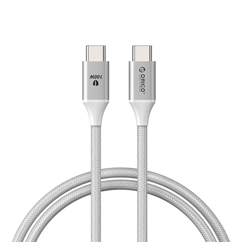 Orico 100W USB-C na USB-C kabel za punjenje (bijeli)