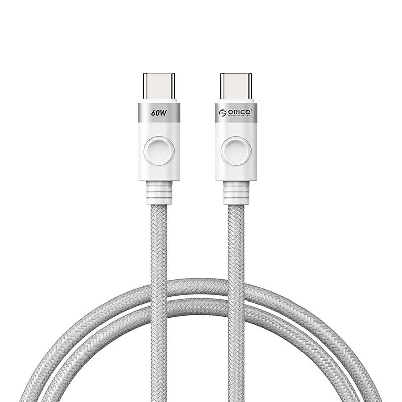 Orico 60W USB-C na USB-C kabel za punjenje (bijeli)