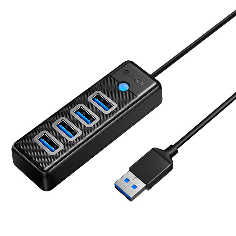 Orico Hub USB na 4x USB 3.0, 5 Gbps, 0,15 m (crno)