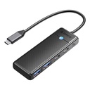 Orico Hub 4u1 USB A3.0x2 + Type-C3.0x1 + PD100Wx1