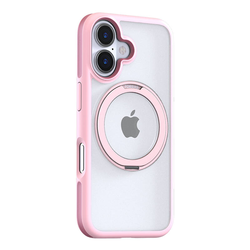 Torras Ostand R Fusion Case za iPhone 16 (roza)