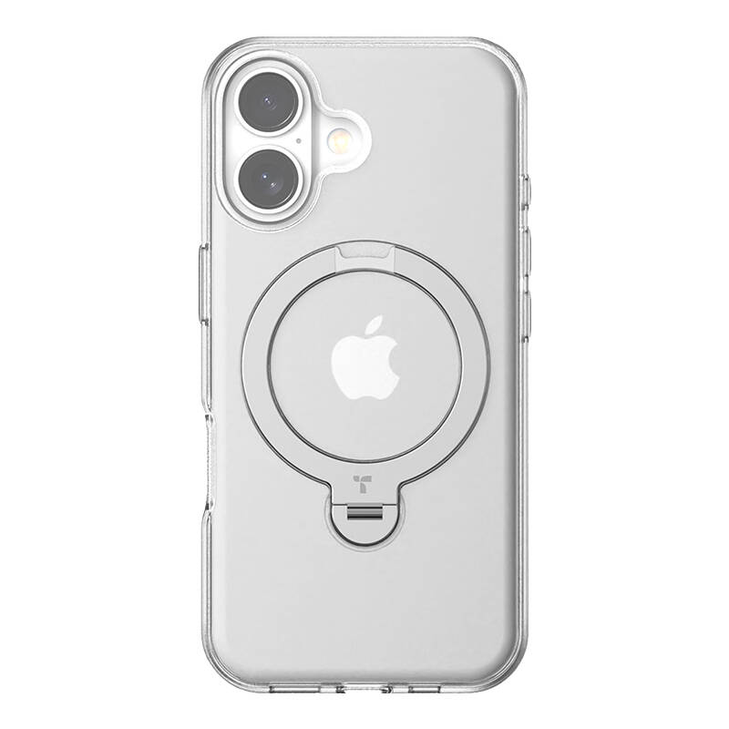 Torras Ostand Spin Case za iPhone 16 (prozirna)