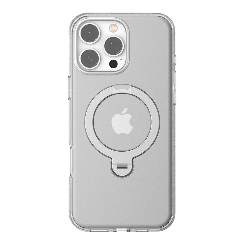 Torras Ostand Spin Series Case za iPhone 16 Pro (prozirna)