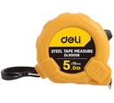 Čelična mjerna traka 5m/19mm Deli Tools EDL9005B (žuta)