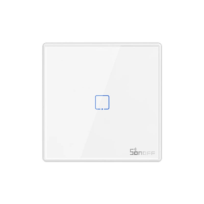 Pametni bežični zidni prekidač Sonoff T2EU1C-RF 433MHz (1-kanalni) (paket od 5 komada)