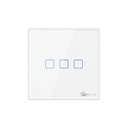 Pametni bežični zidni prekidač Sonoff T2EU3C-RF 433MHz (3-kanalni) (paket od 5 komada)