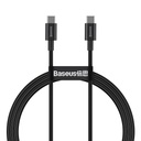 Baseus Superior Series kabel USB-C na USB-C, 100 W, 1 m (crni) (paket od 5 komada)
