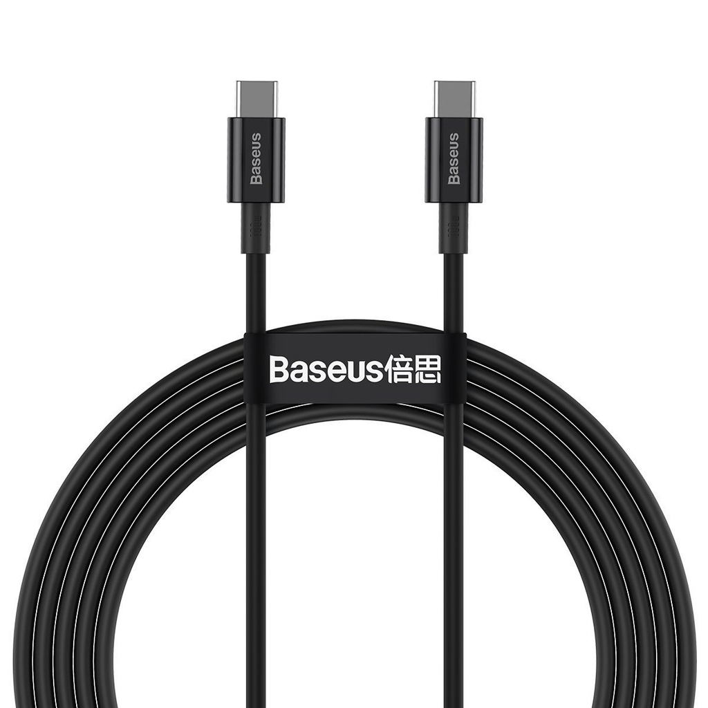 Baseus Superior Series kabel USB-C na USB-C, 100 W, 2 m (crni)