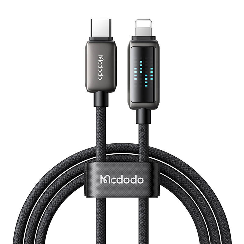 Mcdodo CA-2630 USB-C na Lightning kabel, 36 W, LED zaslon, 1,2 m