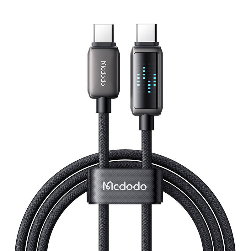 Mcdodo CA-4250 USB-C na USB-C kabel, 100 W, LED zaslon, 1,2 m