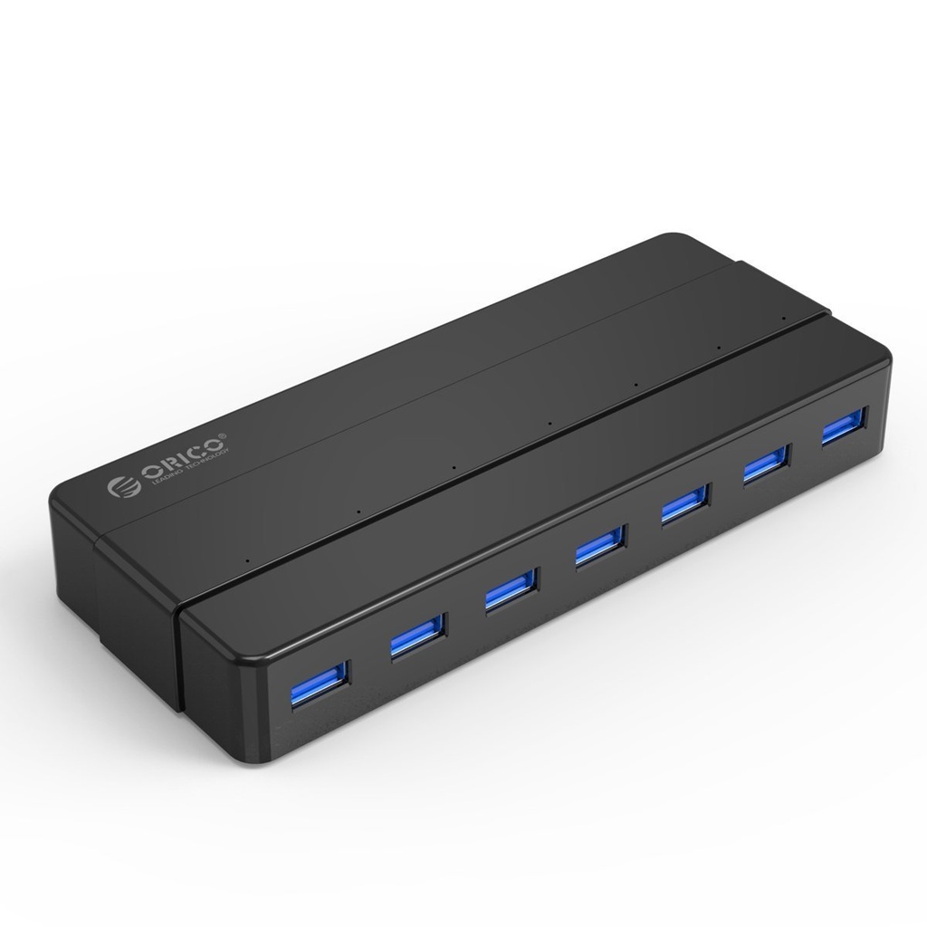 Adapter Hub 7-u-1 Orico USB 3.0 + USB 3.0 kabel 1m