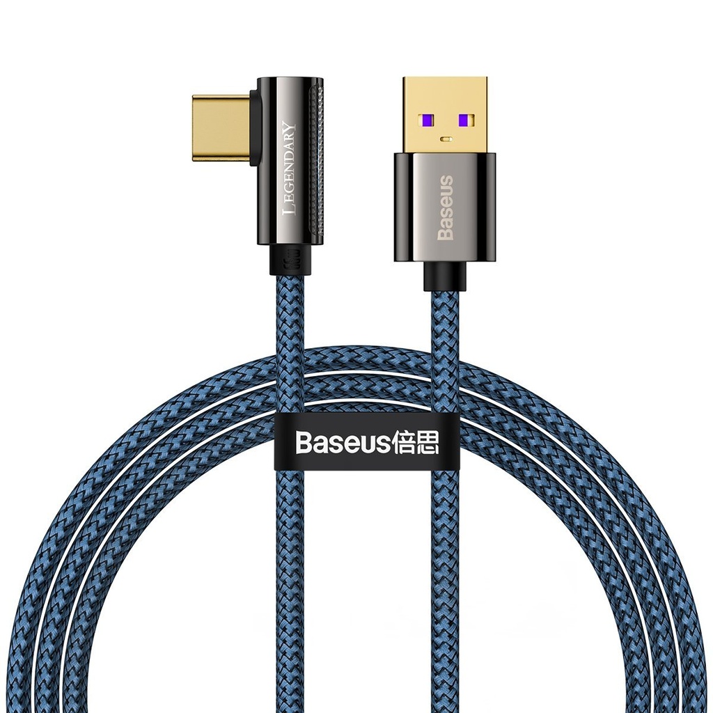 Kabel USB na USB-C Baseus Legend Series, 66W, 1m (plavi)