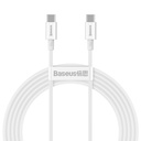 Baseus Superior Series kabel USB-C na USB-C, 100 W, 2 m (bijeli)