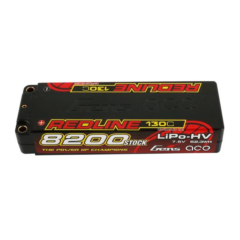 Gens Ace Redline 8200mAh 7.6V 130C 2S1P HardCase HV baterija