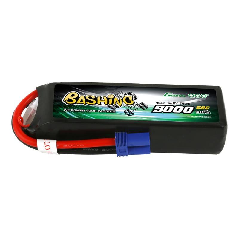 Gens Ace Bashing 5000 mAh 14,8 V 4S1P 60C EC5 LiPo baterija