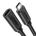 Kabel poniklan UGREEN USB tip C 3.1 Gen2 muški na ženski 1m (crni)