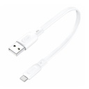 USB-A - USB-C kabel Foneng X107 3A, 0,25 m (bijeli) (paket od 5 komada)