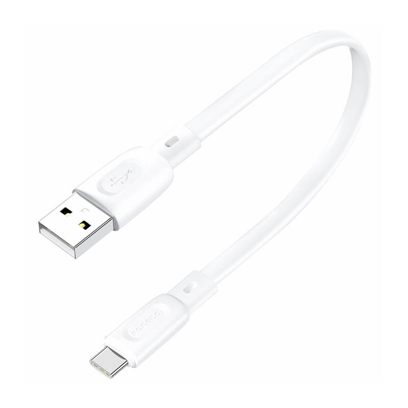 USB-A - USB-C kabel Foneng X107 3A, 0,25 m (bijeli)