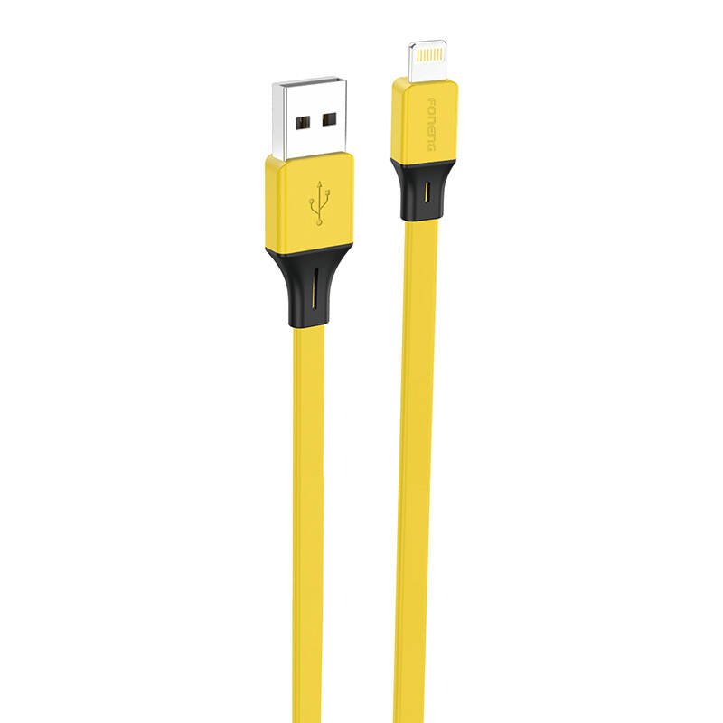 Foneng X96 USB-A na Lightning kabel 2.4A, 1m (žuti)