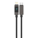 Foneng XS05 PD27W USB-C na Lightning kabel, 1,2 m (crni) (paket od 5 komada)