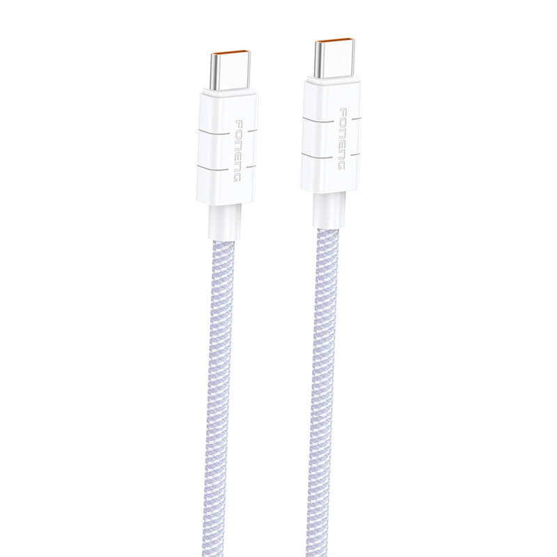 Foneng XS02 60W USB-C na USB-C kabel, 1,2 m (ljubičasti)