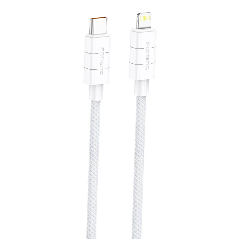 Kabel USB-C do Lightning Foneng XS02 PD27W, 1,2 m (bijeli)