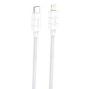 Kabel USB-C do Lightning Foneng XS02 PD27W, 1,2 m (bijeli)