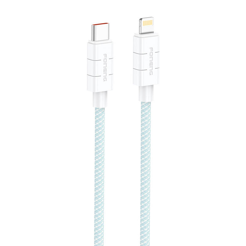 Foneng XS02 PD27W USB-C na Lightning kabel, 1,2 m (plavi)