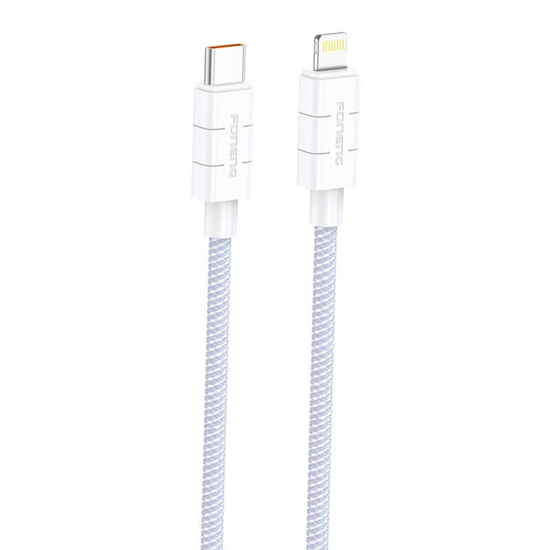 Kabel USB-C do Lightning Foneng XS02 PD27W, 1,2 m (fioletowy)