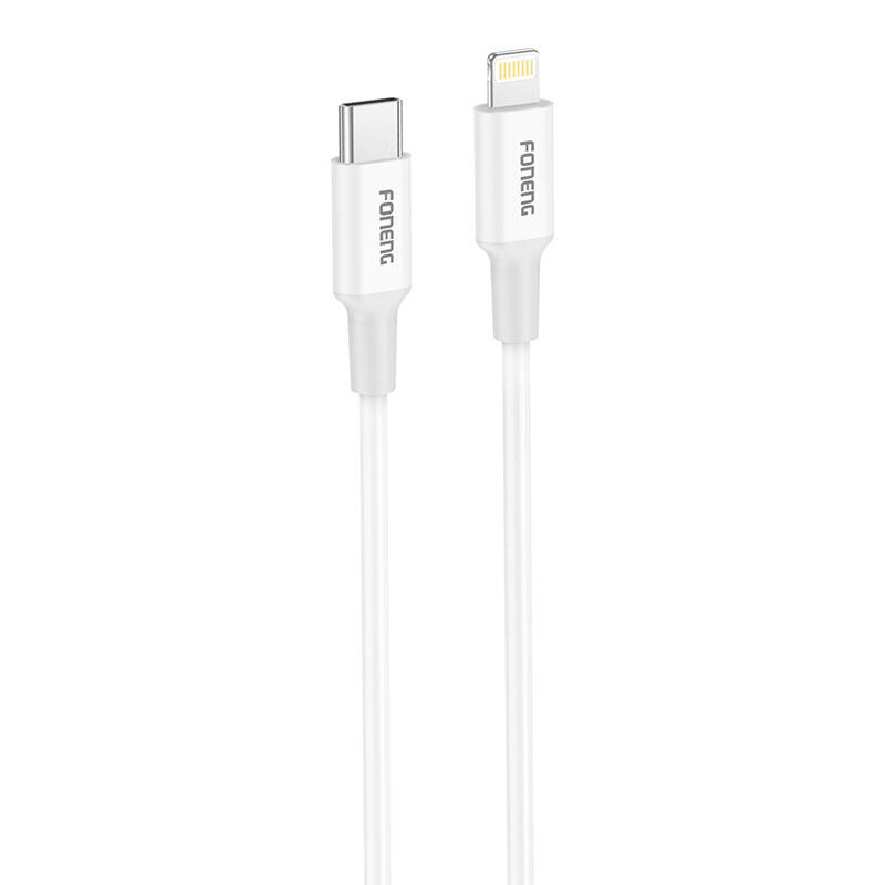 Kabel USB-C do Lightning Foneng X106 PD27W, 1,2 m (bijeli)