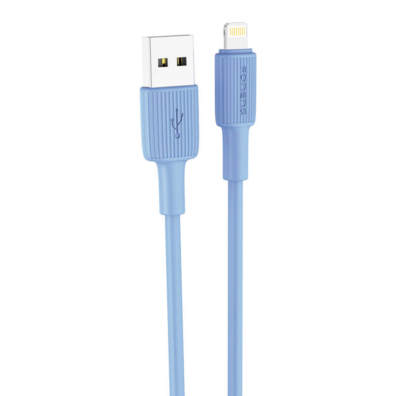 Foneng X100 USB-A na Lightning kabel 2,4 A, 1,2 m (plavi)