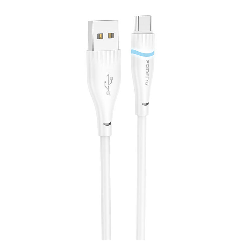 USB-A na USB-C kabel Foneng X101 3A, 1,2 m (bijeli)