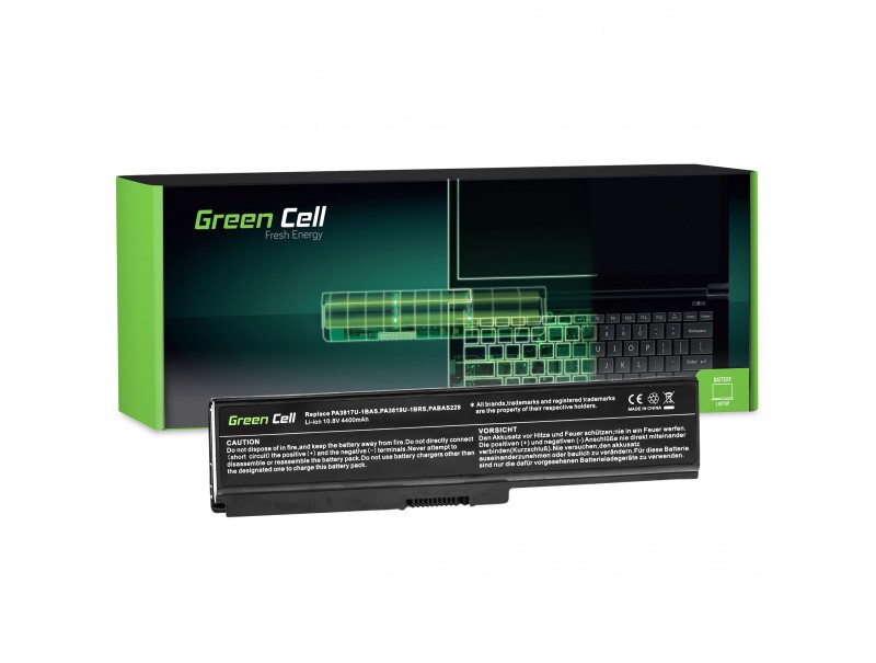 Green Cell (TS03) baterija 4400 mAh,10.8V (11.1V) PA3817U-1BRS PA3634U-1BRS za Toshiba Satellite C650 C650D C660 C660D L650D L655 L750 41016 41016 Outlet