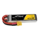 Baterija Tattu 450mAh 7.4V 75C 2S1P Duga XT30