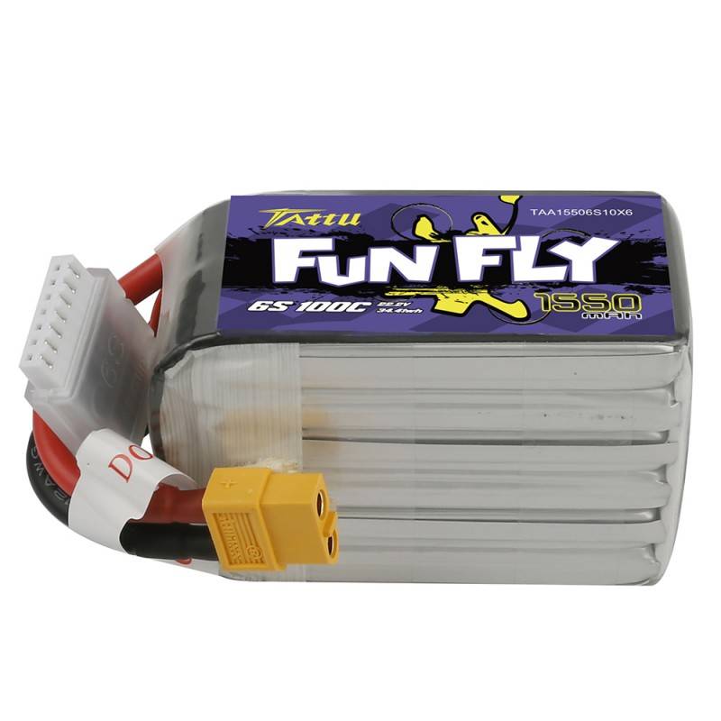 Baterija Tattu Funfly 1550mAh 22.2V 100C 6S1P XT60