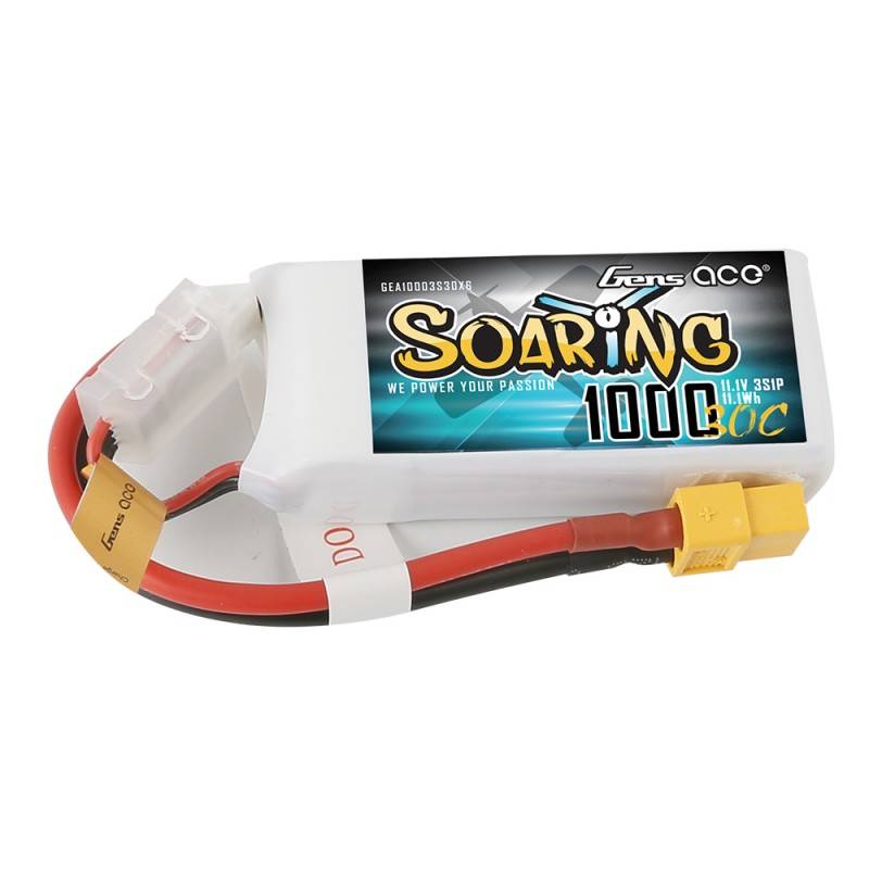 Baterija Gens Ace Soaring 1000 mAh 11.1 V 30C 3S1P XT60