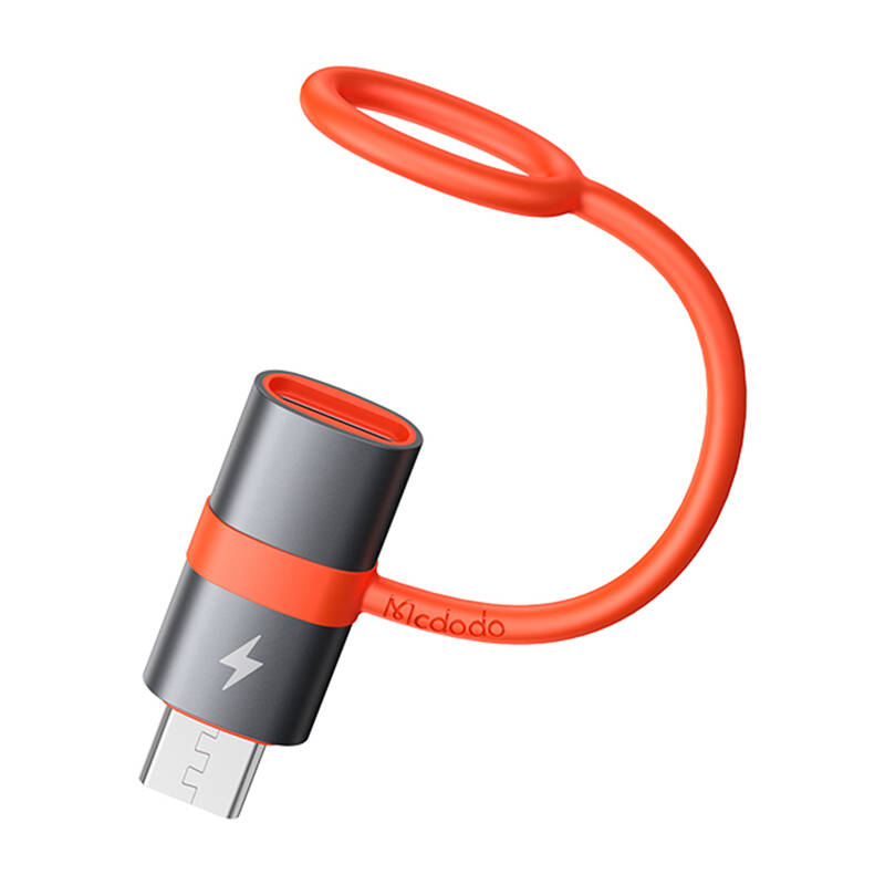 McDodo OT-3820 USB-C na Micro USB adapter (crni) (paket od 5 komada)