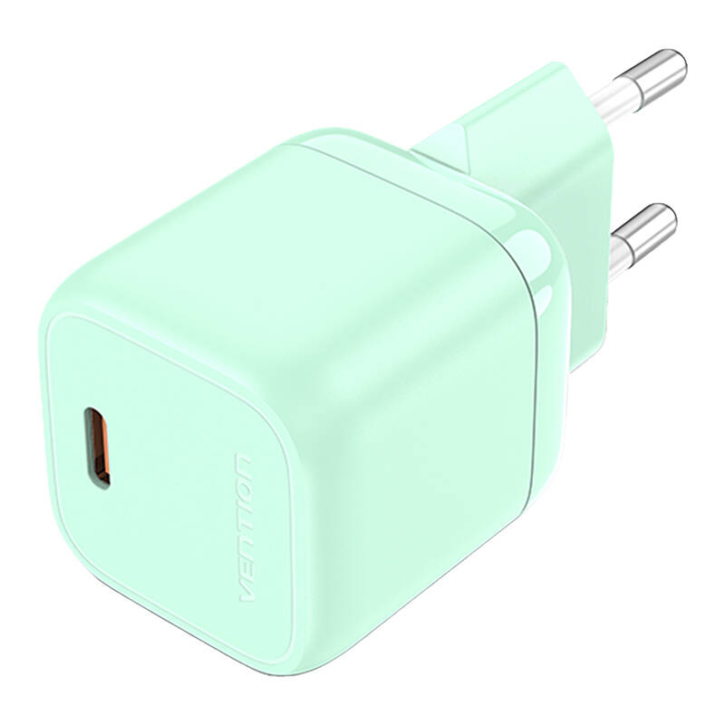 Vention FAKG0-EU USB-C GaN punjač od 30 W (zeleni)