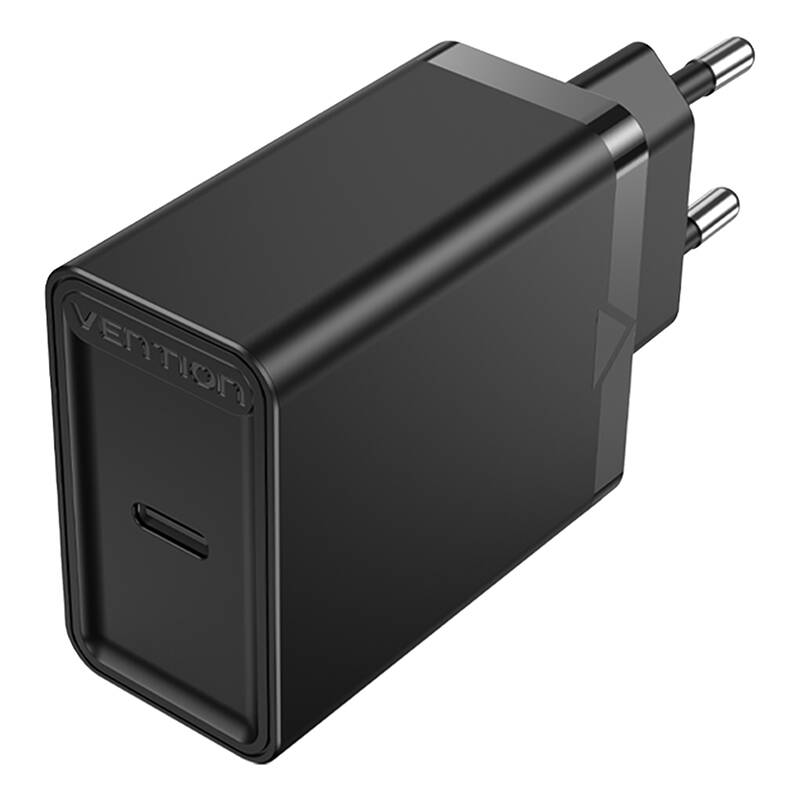 Vention FAIB0-EU USB-C 30W zidni punjač (crni)