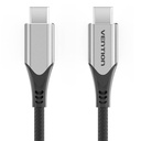 Vention TAAHF USB-C na USB-C 60W 1m USB kabel (sivo)