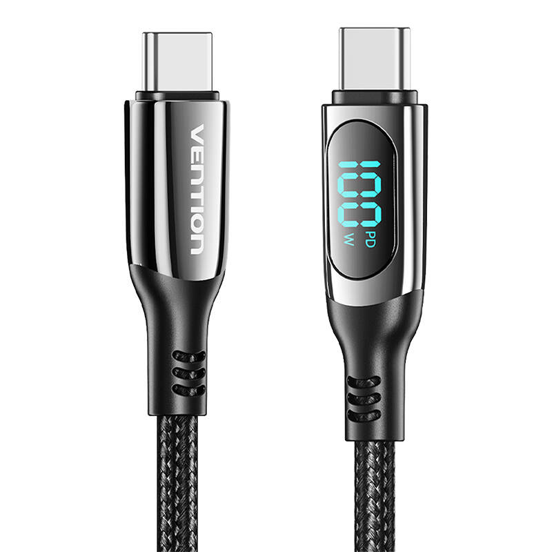 Vention TAYBAV USB 2.0 C-C 100 W 5A 1.2M USB kabel (crni)