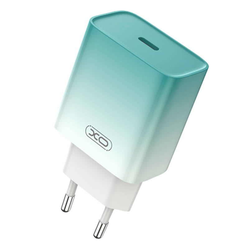 Zidni punjač XO CE18, USB-C, PD30W (plavi)