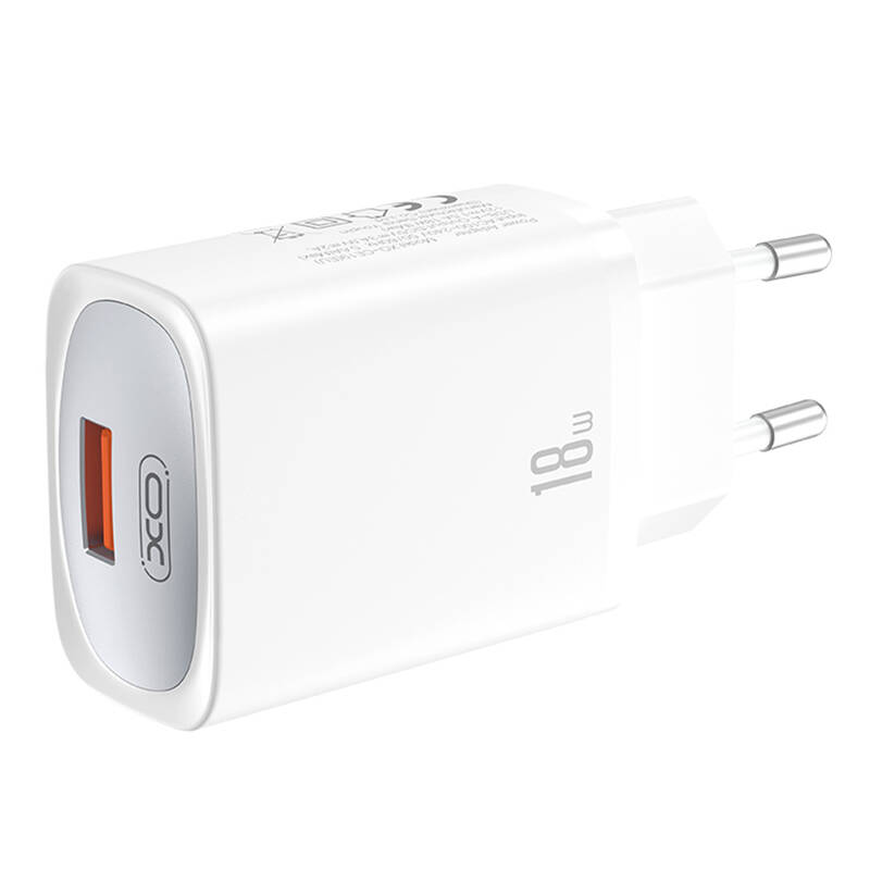Zidni punjač XO CE19, 18W, USB-A (paket od 5 komada)