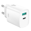 Zidni punjač XO CE30, 30W, 1x USB-C, 1x USB-A