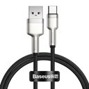 USB kabel za USB-C Baseus Cafule, 66W, 1m (crni) (paket od 5 komada)