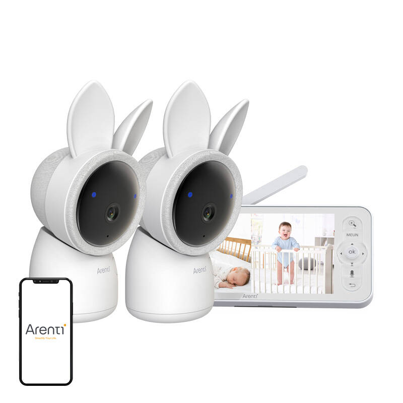 Arenti 2CamKitPlus 2x kamera/set za dadilju + monitor (paket od 5 komada)