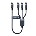 Višenamjenski kabel serije 3w1 Joyroom USB-A - Lightning / USB-C / mikro USB 1,2 m S-A18 (czarny)