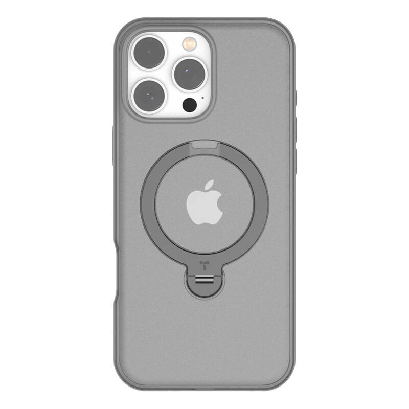 Torras Ostand Spin Case za iPhone 16 ProMax (siva)